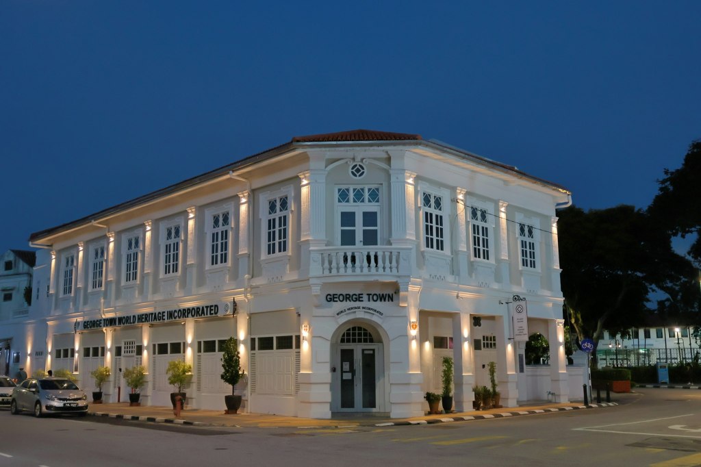 Heritage shophouse facade