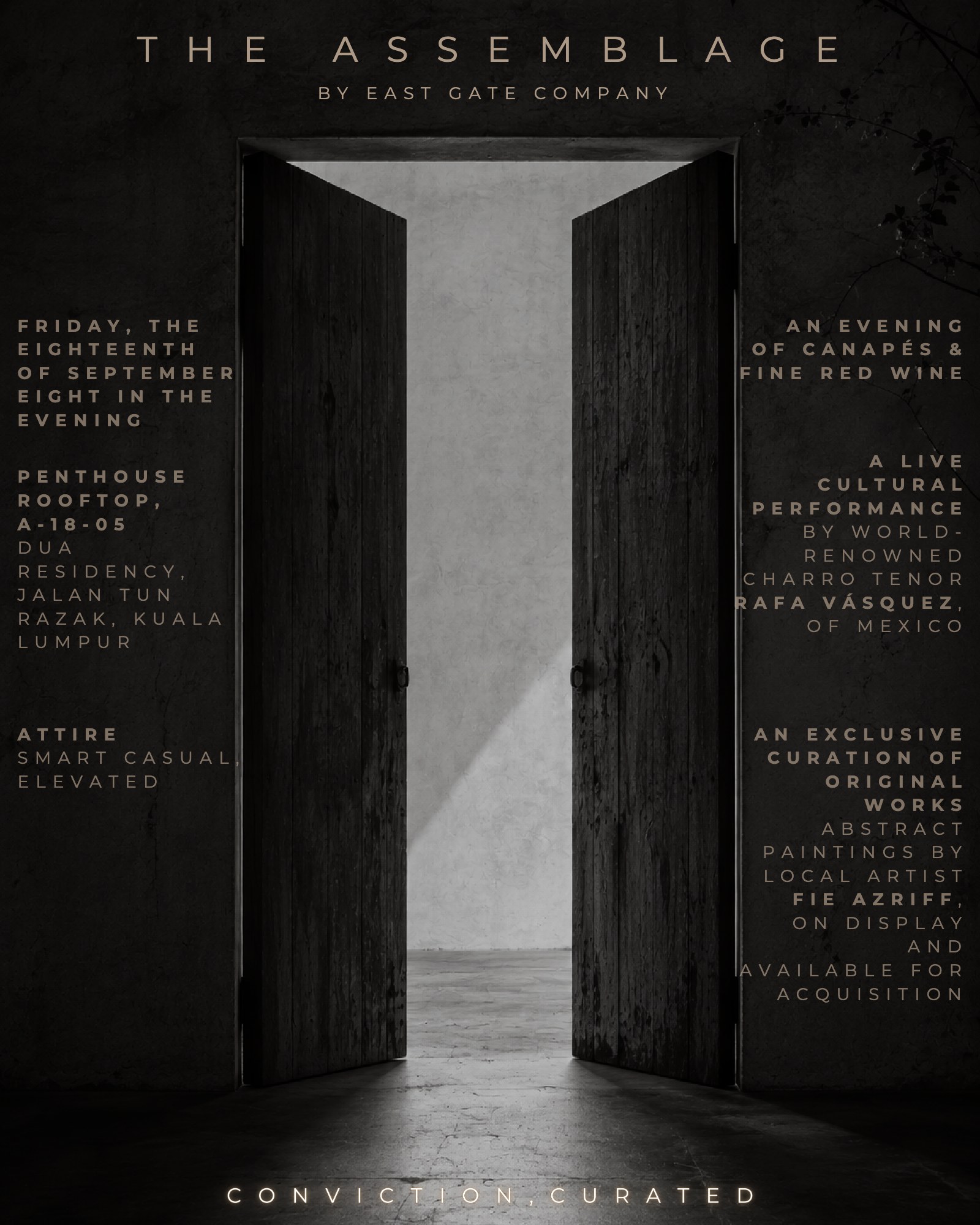 The Assemblage — evening programme